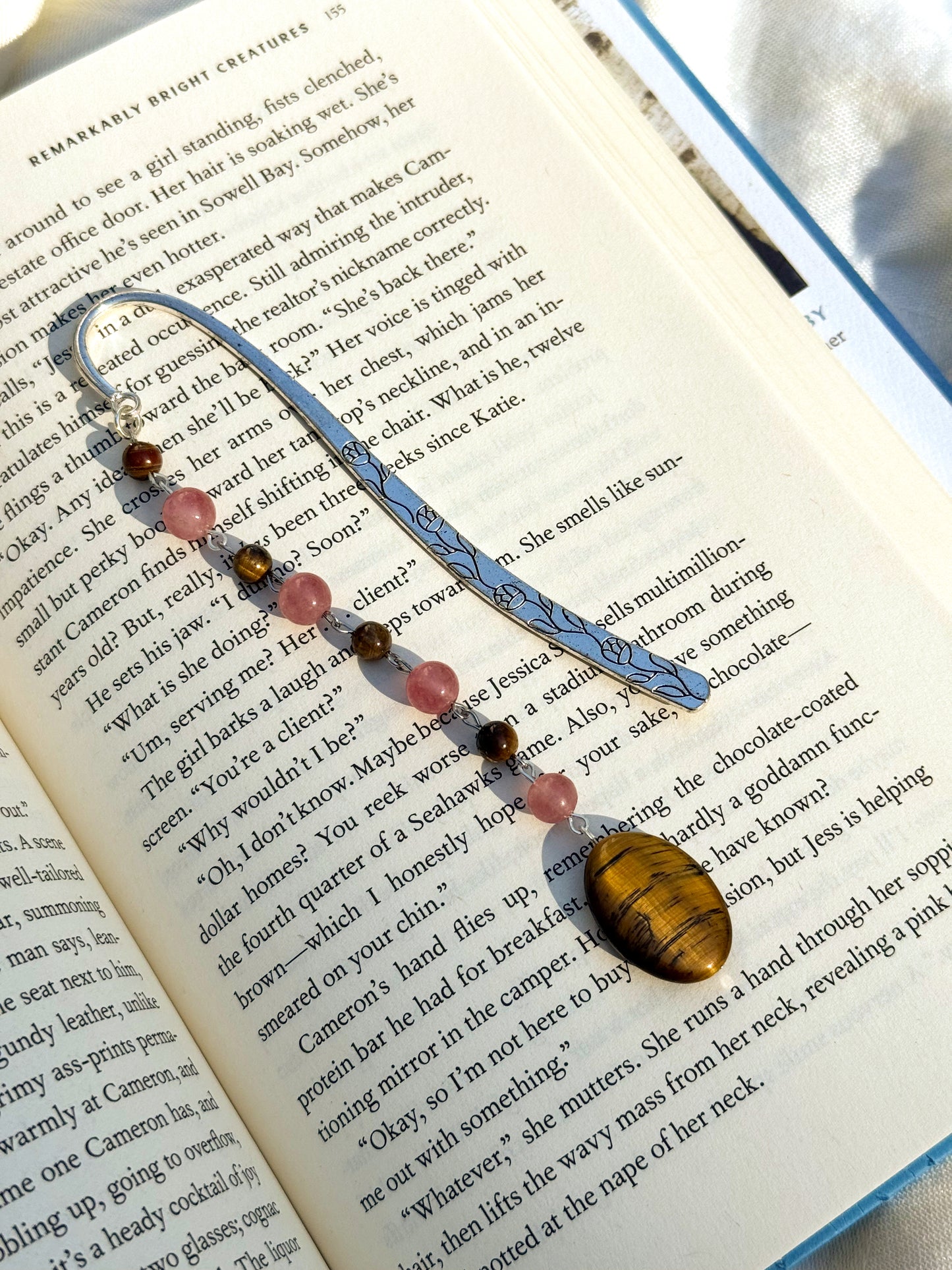 blooming in peace bookmark