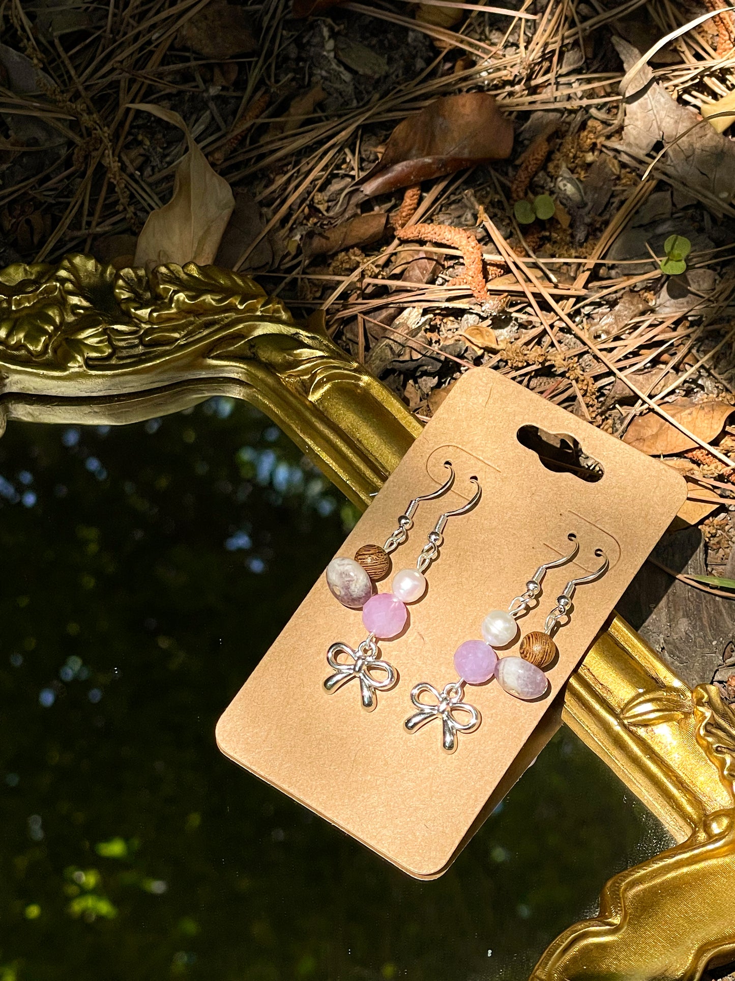 pretty in purple earring set