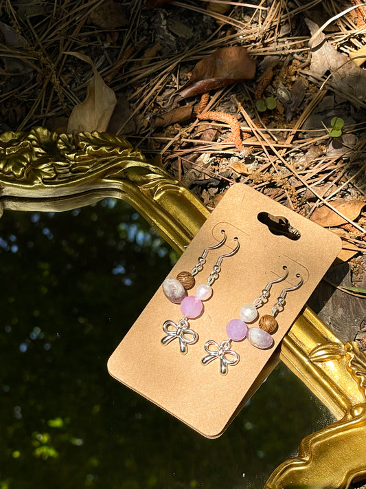 pretty in purple earring set