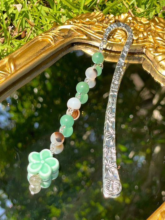 sea flowers bloom bookmark