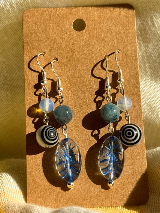 winter sun earring set