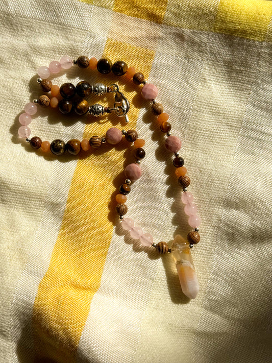 desert sunset necklace