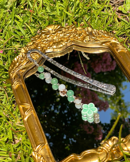sea flowers bloom bookmark