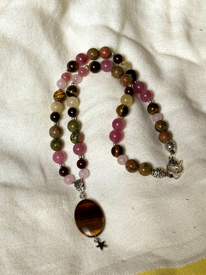 cosmic bouquet necklace