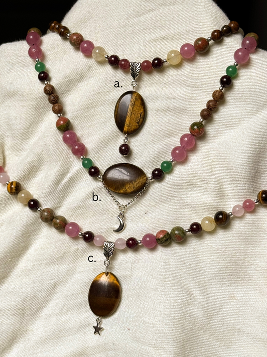 cosmic bouquet necklace